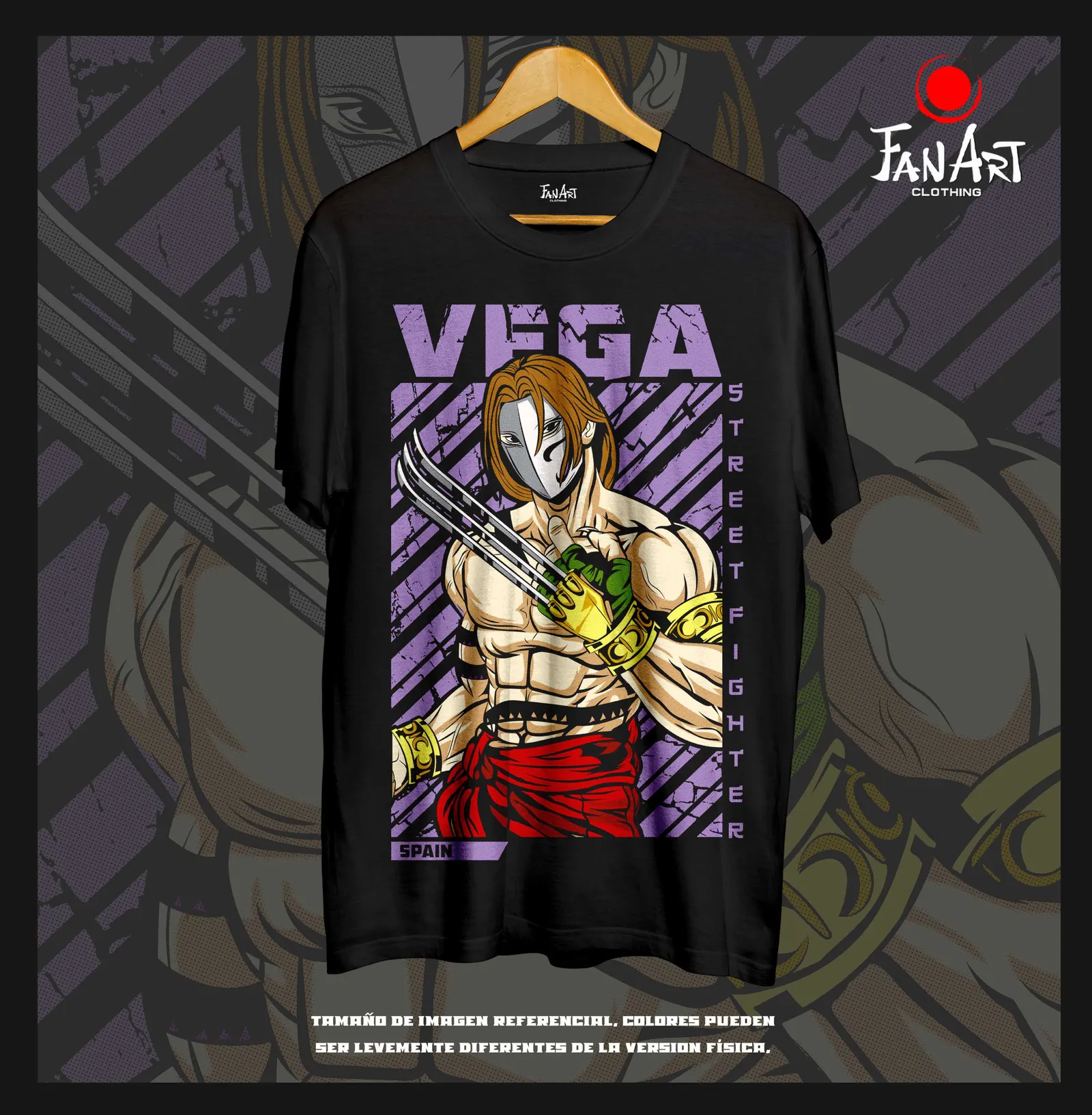 Polera Vega — Street Fighter