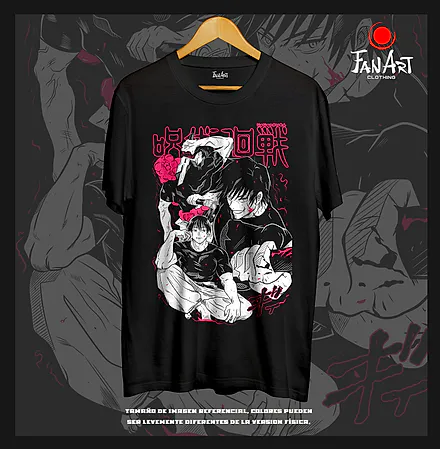 Polera Yuji Itadori y Megumi Fushiguro — Jujutsu Kaisen