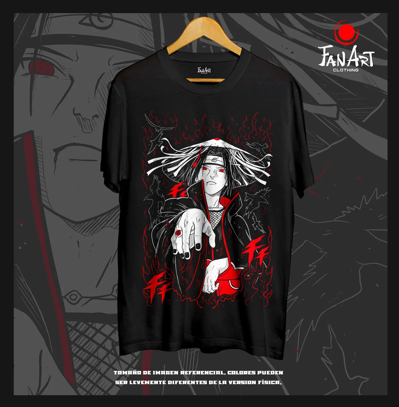 Polera Itachi Uchiha · Anillo Akatsuki — Naruto