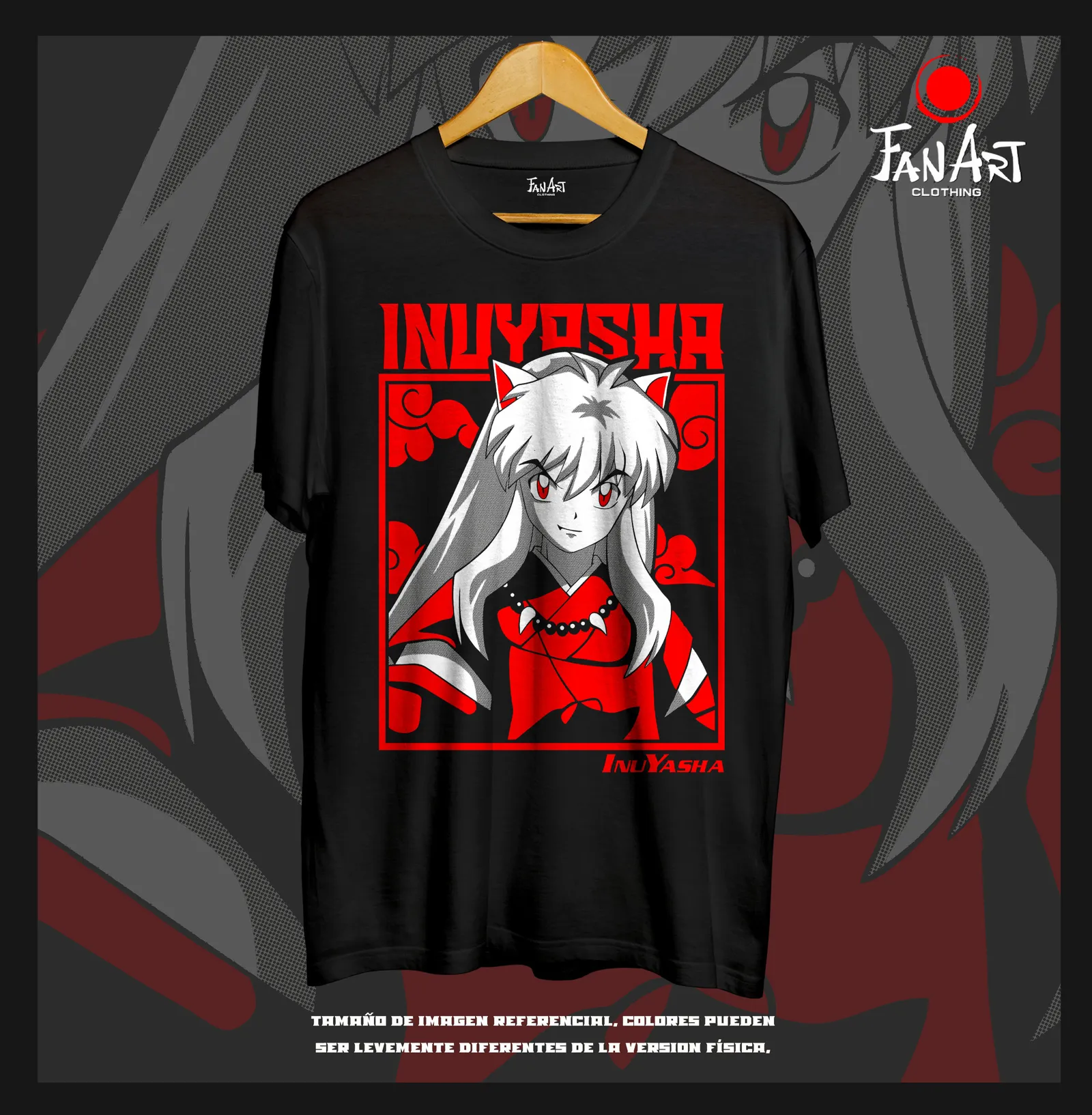Polera Inuyasha · Retrato enmarcado — InuYasha