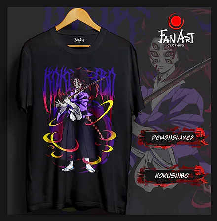 Polera Kokushibo · Forma demonio — Kimetsu no Yaiba