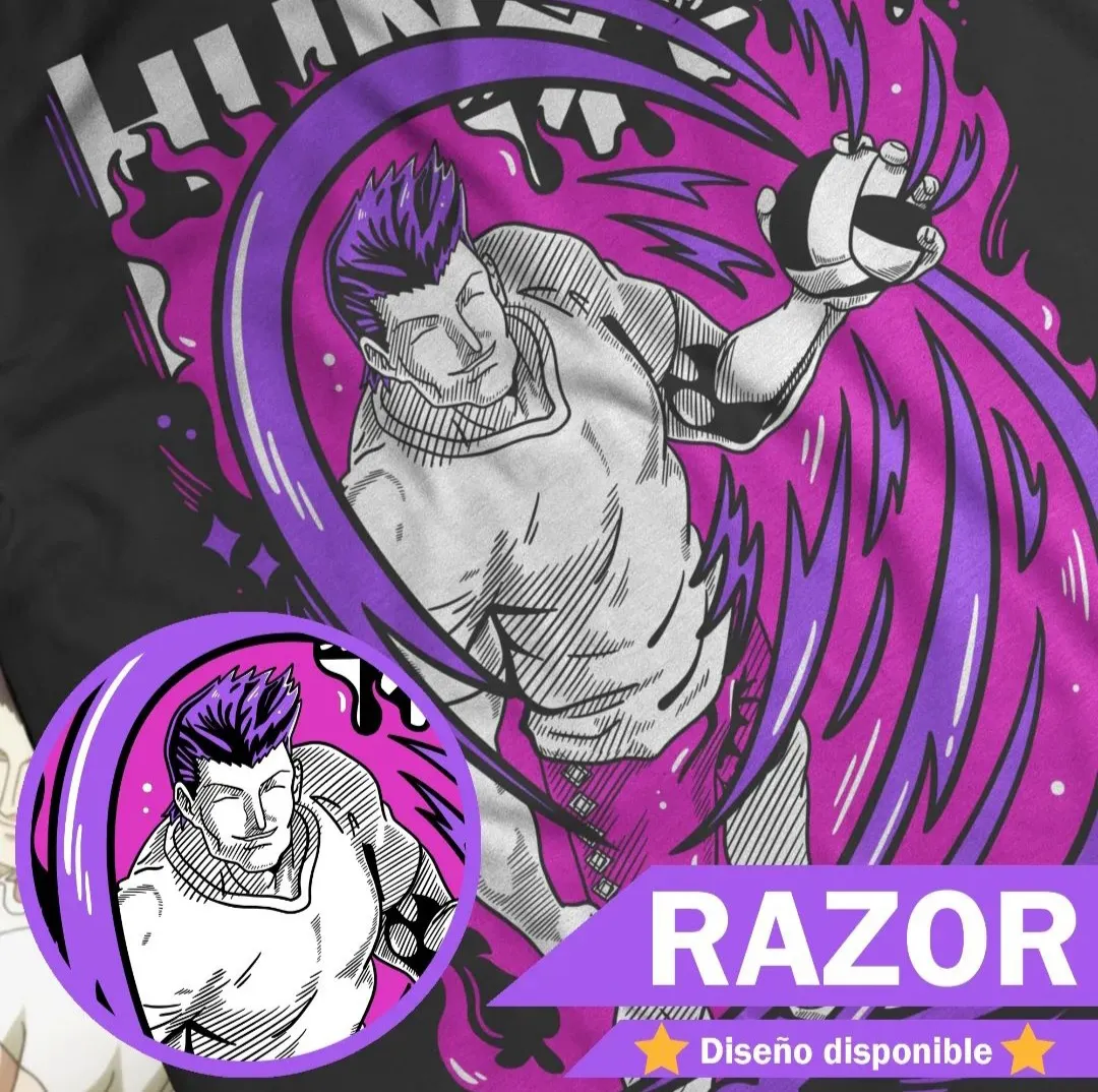 Polera Razor — Hunter x Hunter
