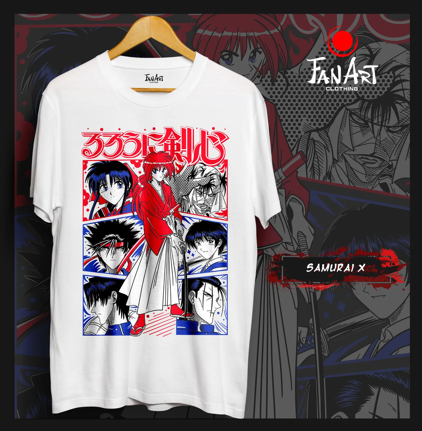 Polera Elenco · Elenco principal — Rurouni Kenshin