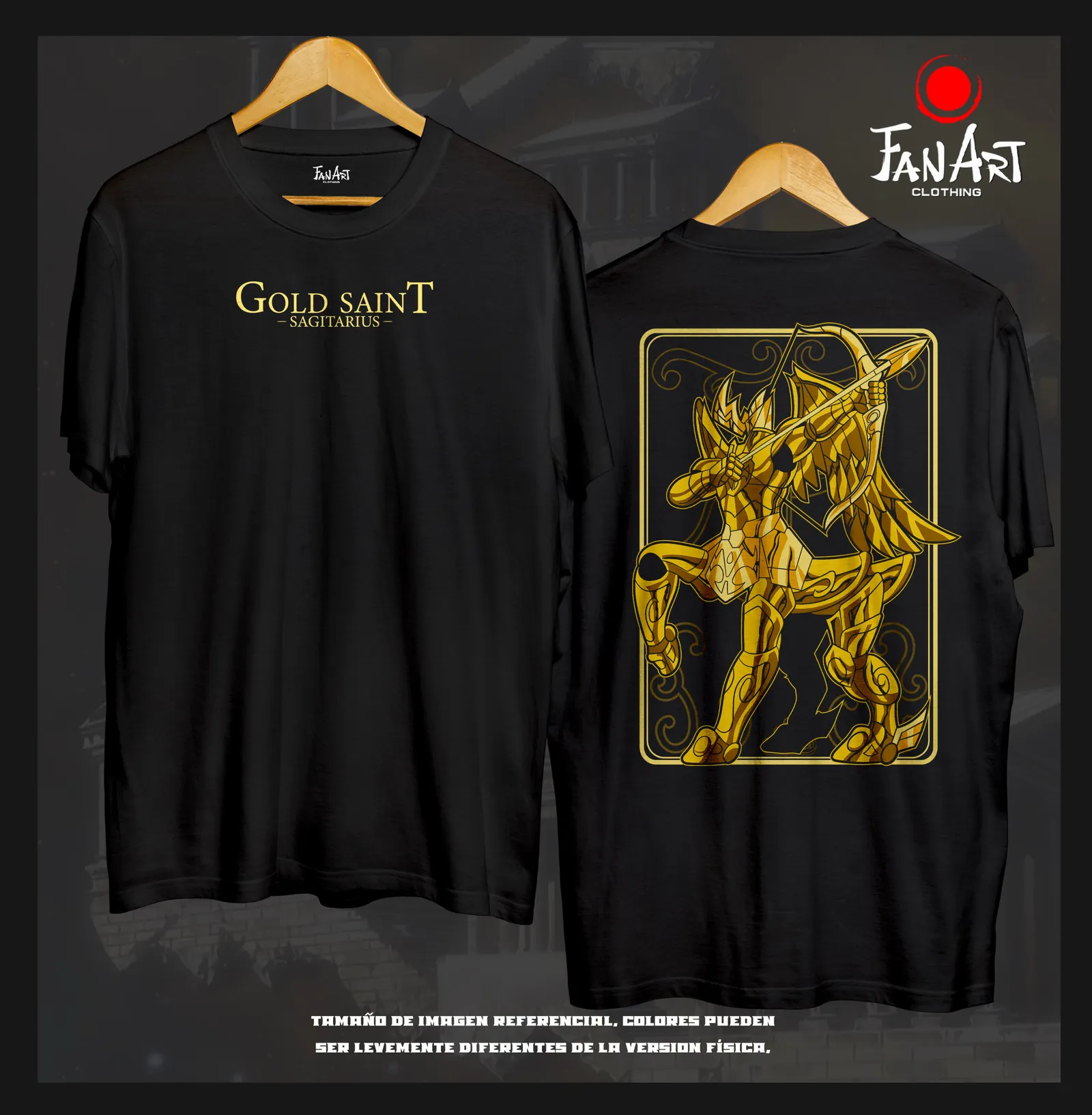 Polera Caballero Dorado de Sagitario — Saint Seiya