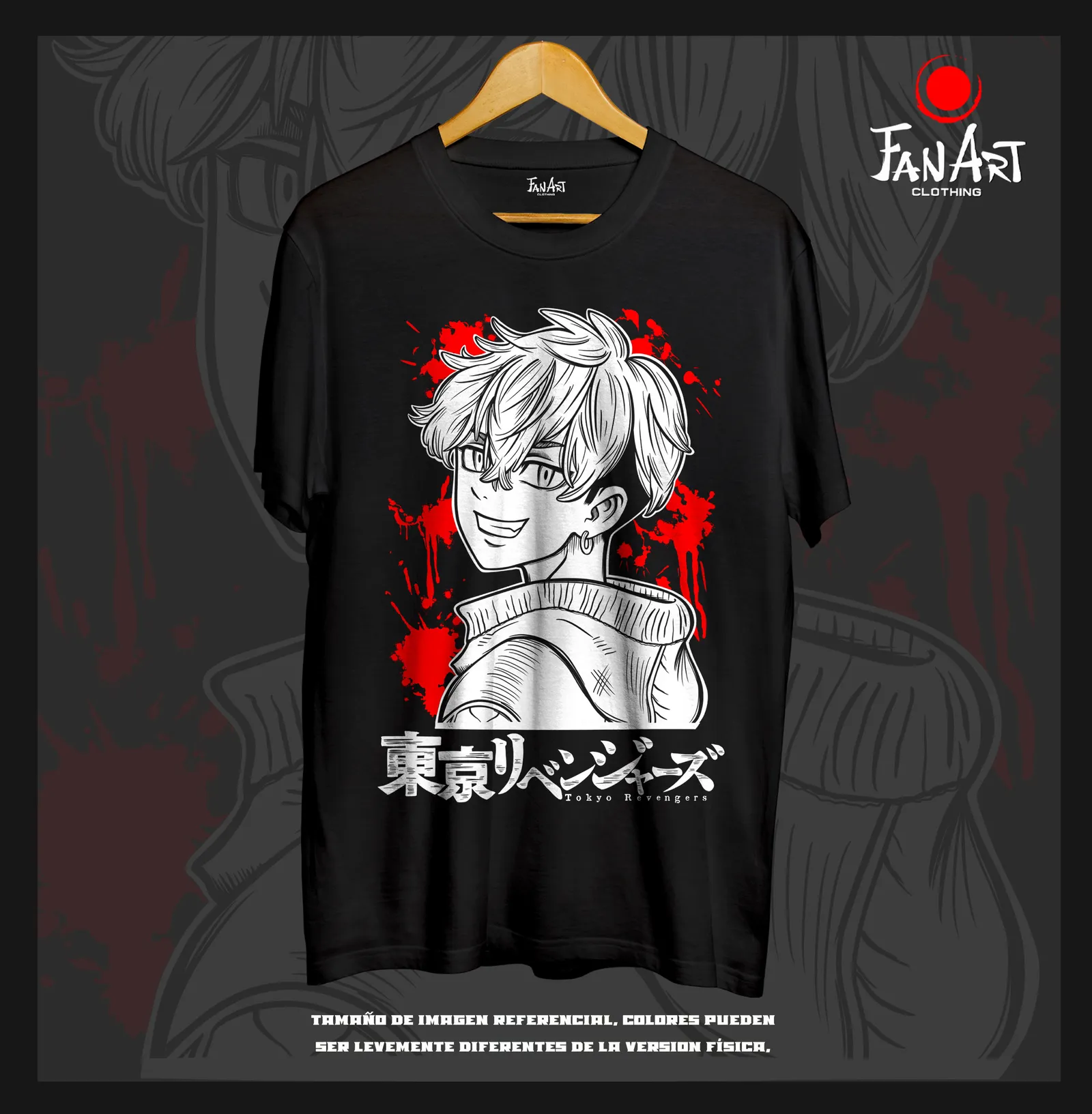 Polera Mikey (Manjiro Sano) · Sonrisa y sangre — Tokyo Revengers