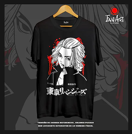 Polera Mikey (Manjiro Sano) · Pelo blanco y frase — Tokyo Revengers