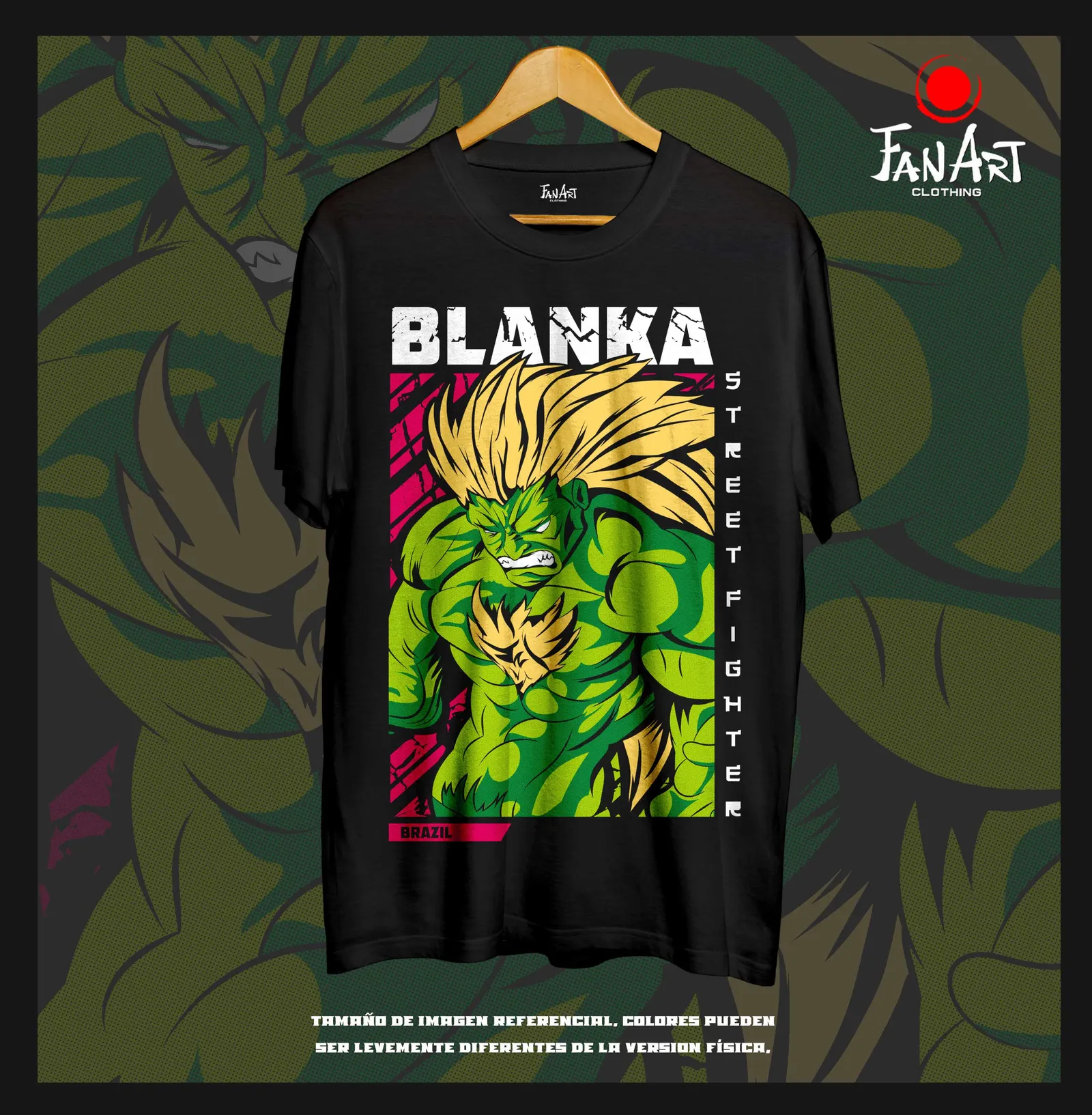 Polera Blanka — Street Fighter