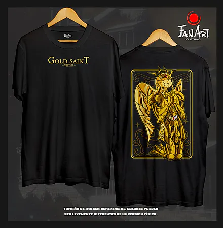 Polera Caballero Dorado de Virgo — Saint Seiya