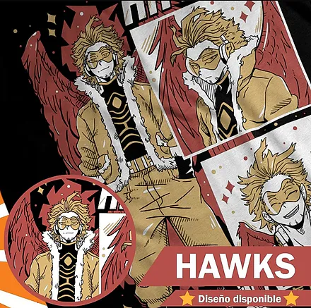 Polera Hawks — My Hero Academia