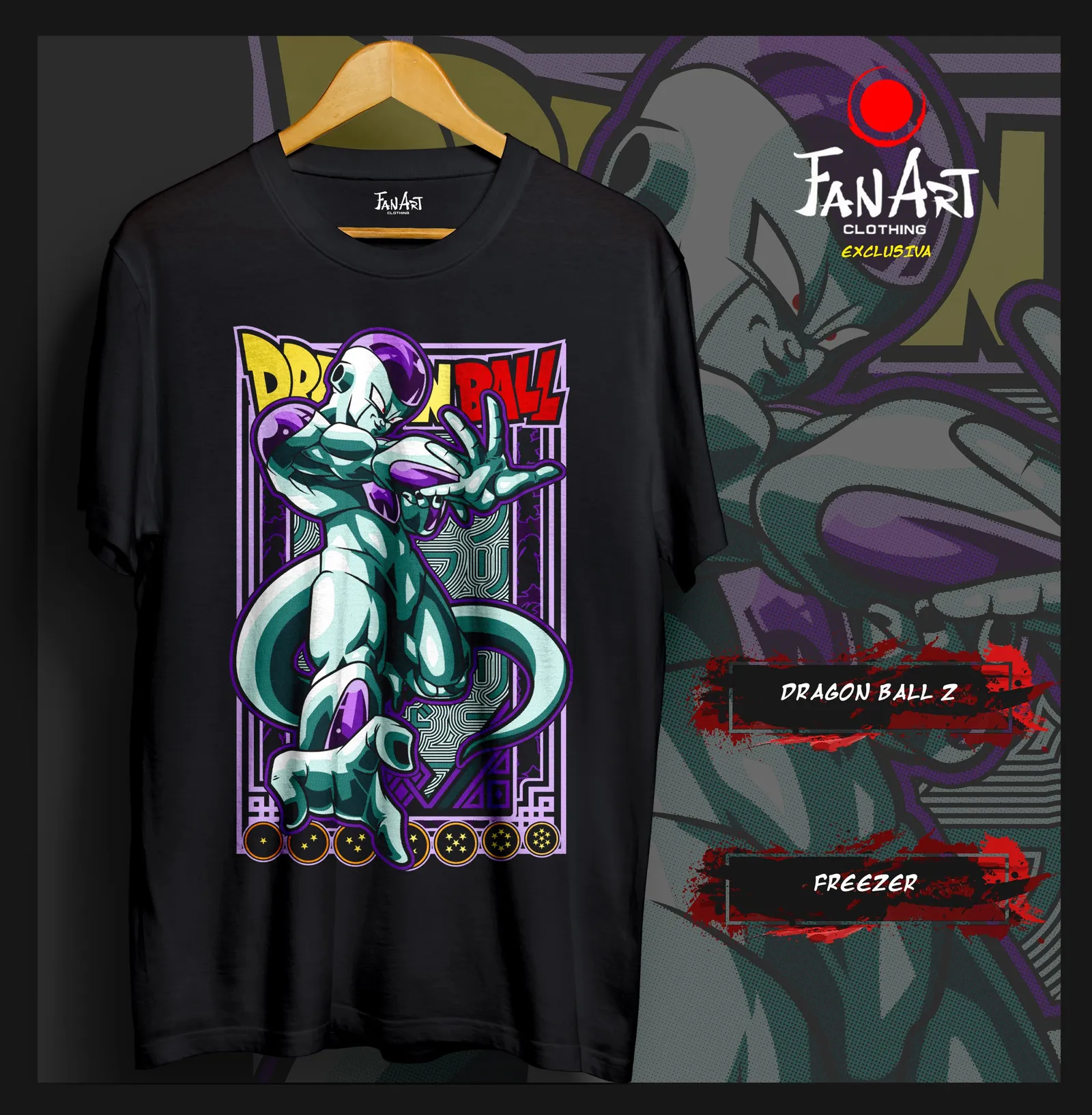 Polera Freezer · forma final — Dragon Ball