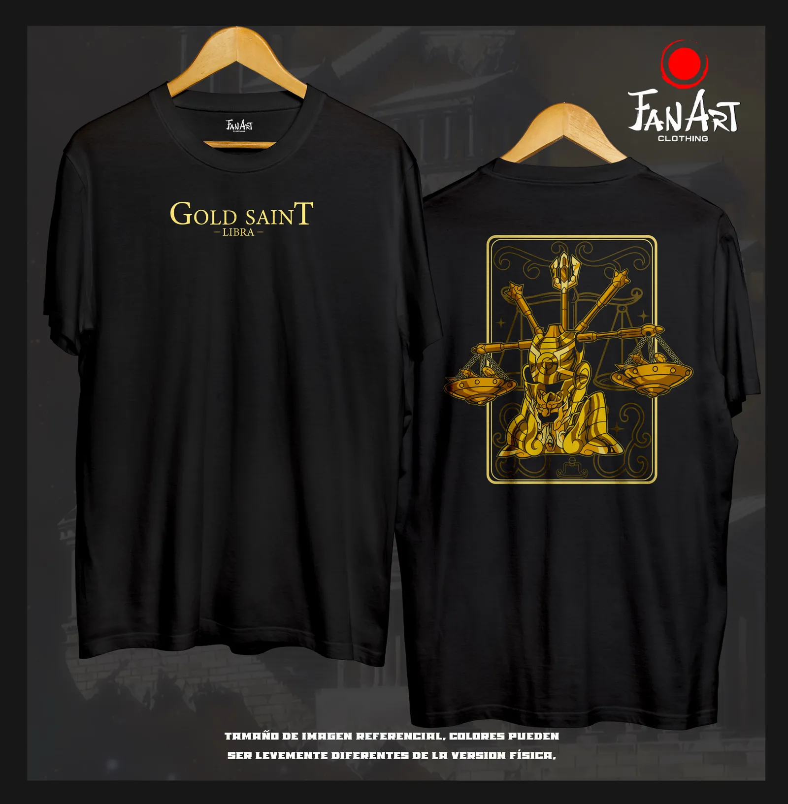 Polera Caballero Dorado de Libra — Saint Seiya