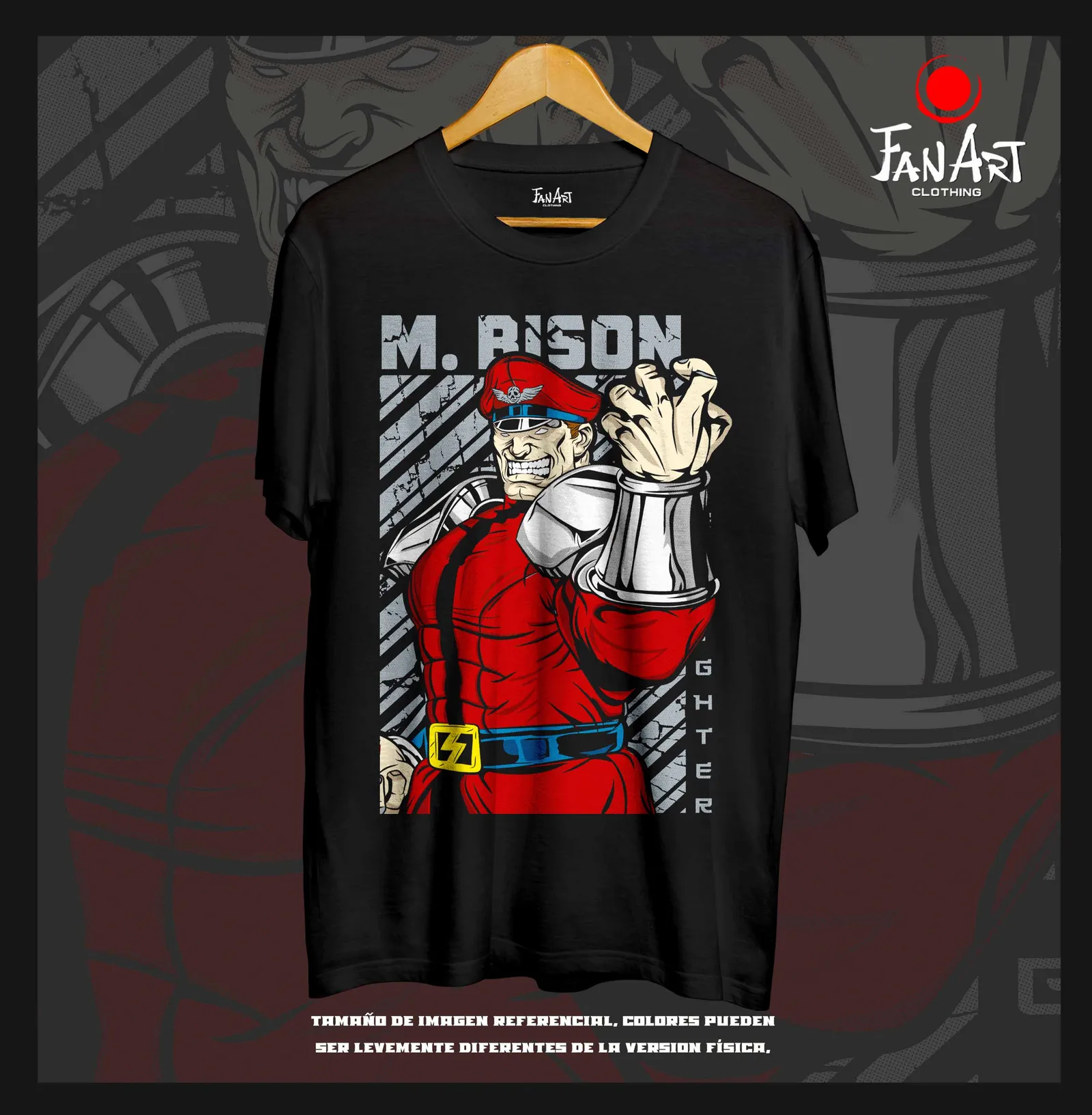 Polera M. Bison — Street Fighter