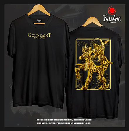 Polera Caballero Dorado de Sagitario — Saint Seiya