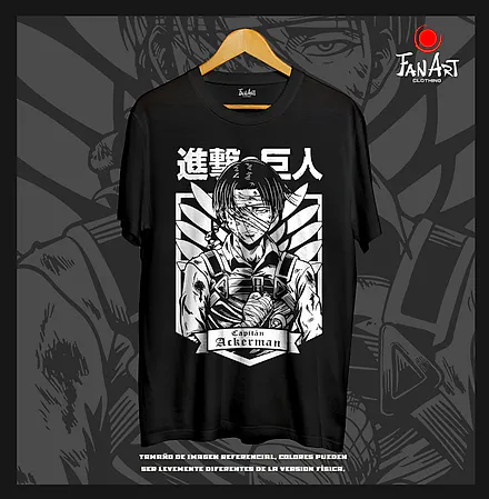 Polera Levi Ackerman — Shingeki no Kyojin