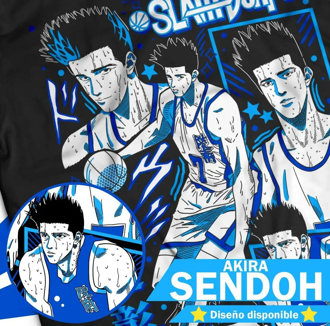 Polera Akira Sendoh — Slam Dunk