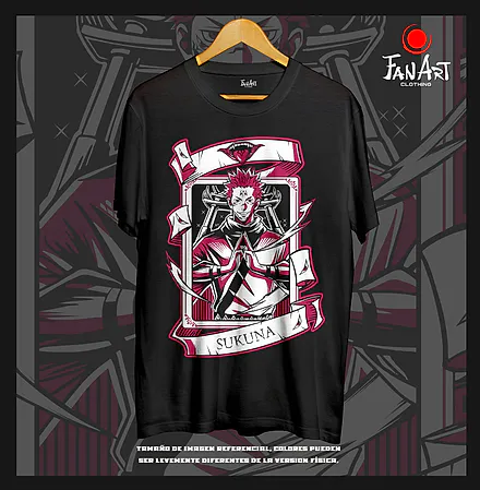 Polera Sukuna · Manos en oración — Jujutsu Kaisen
