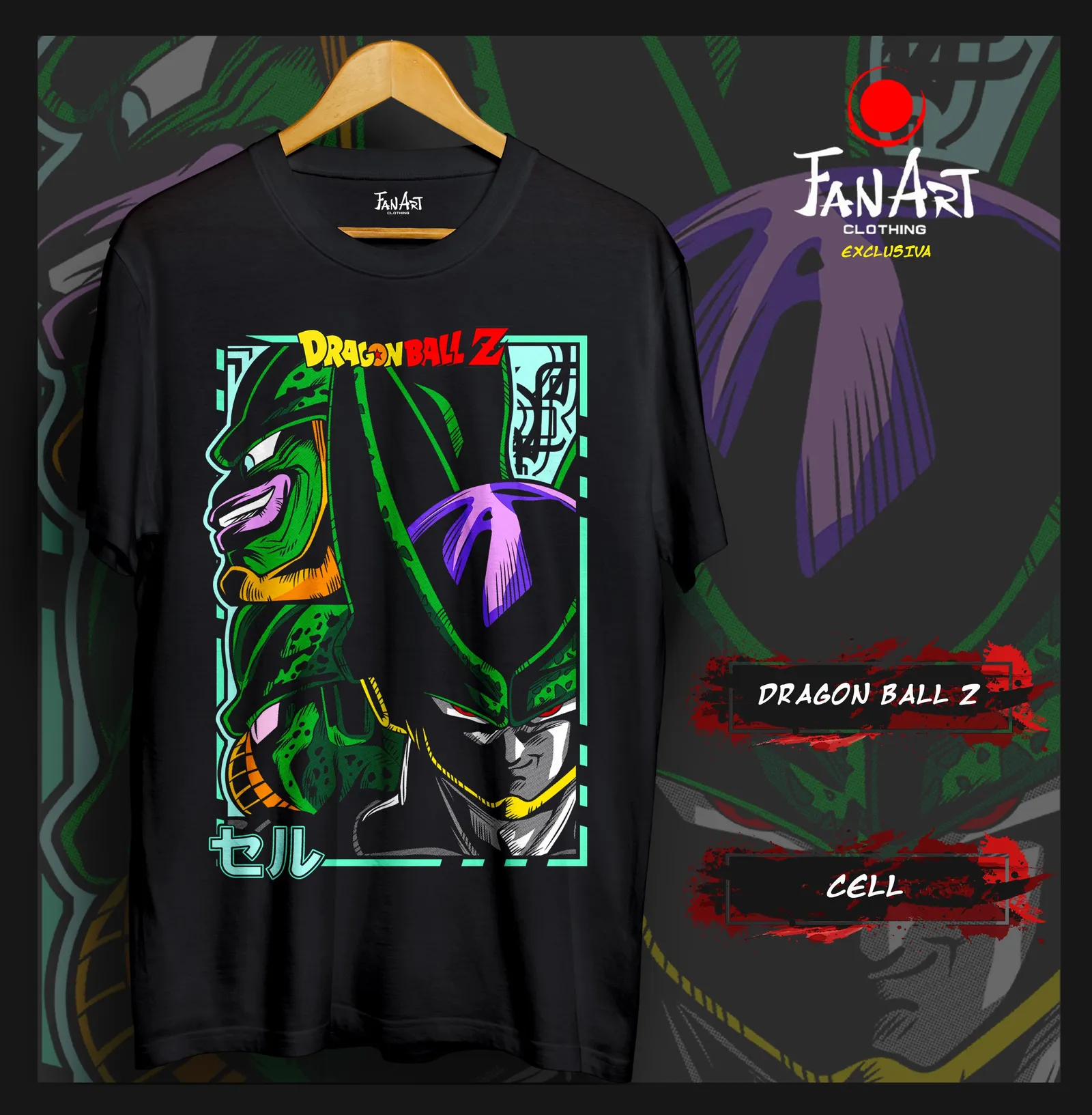Polera Cell — Dragon Ball