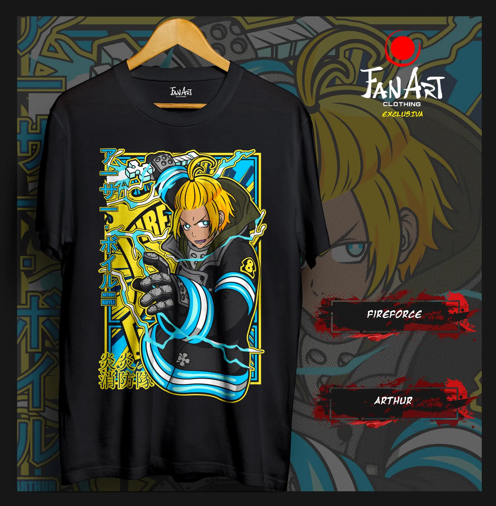 Polera Arthur Boyle — Fire Force