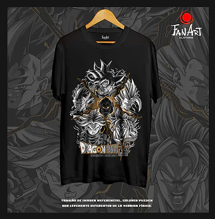 Polera Goku · Transformaciones — Dragon Ball