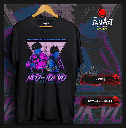 Polera Tetsuo y Kaneda — Akira
