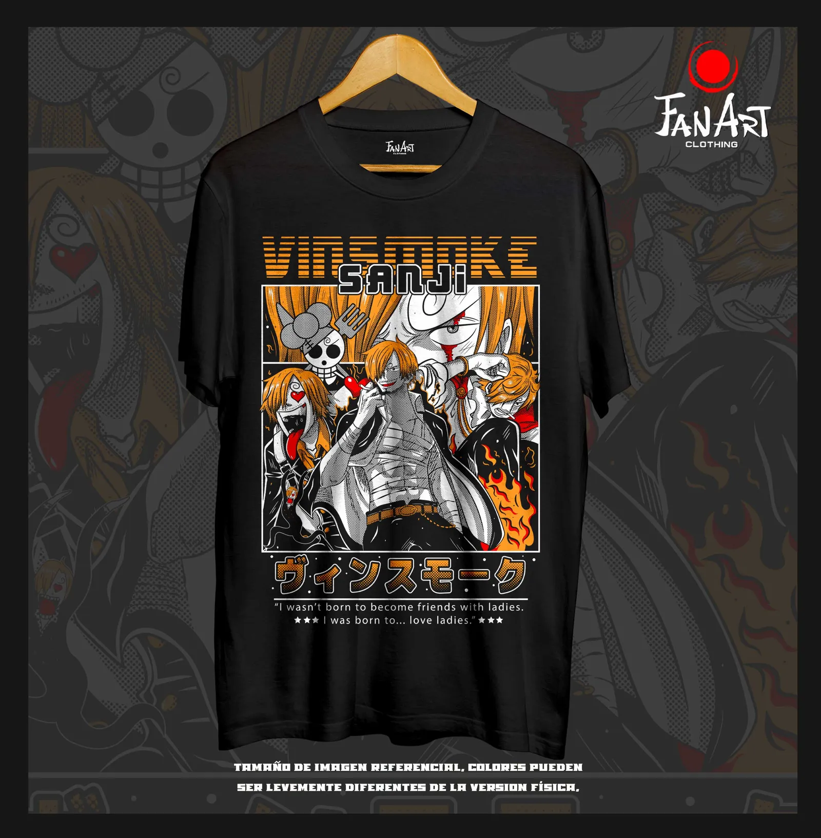 Polera Sanji — One Piece