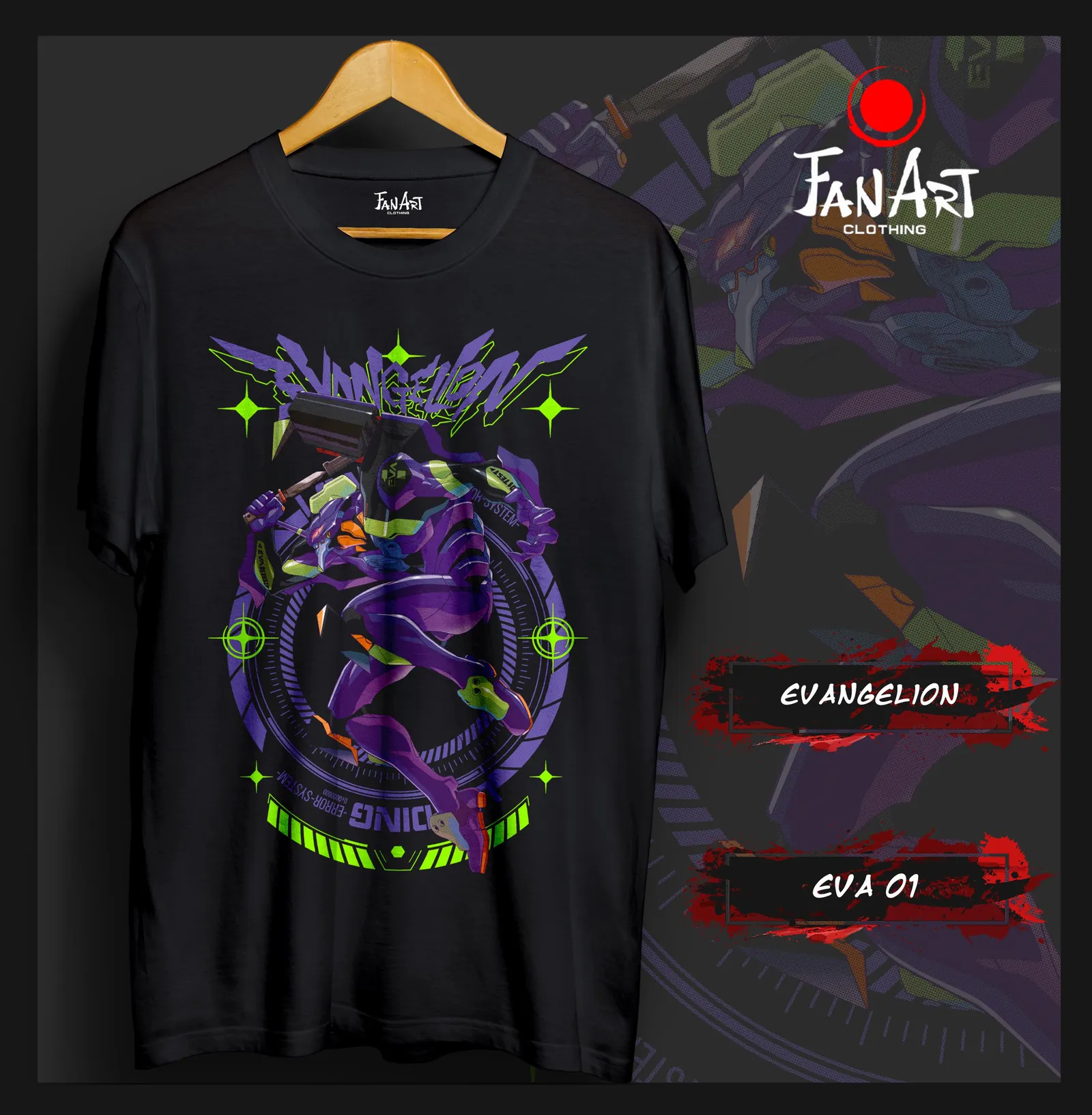 Polera EVA 01 — Evangelion