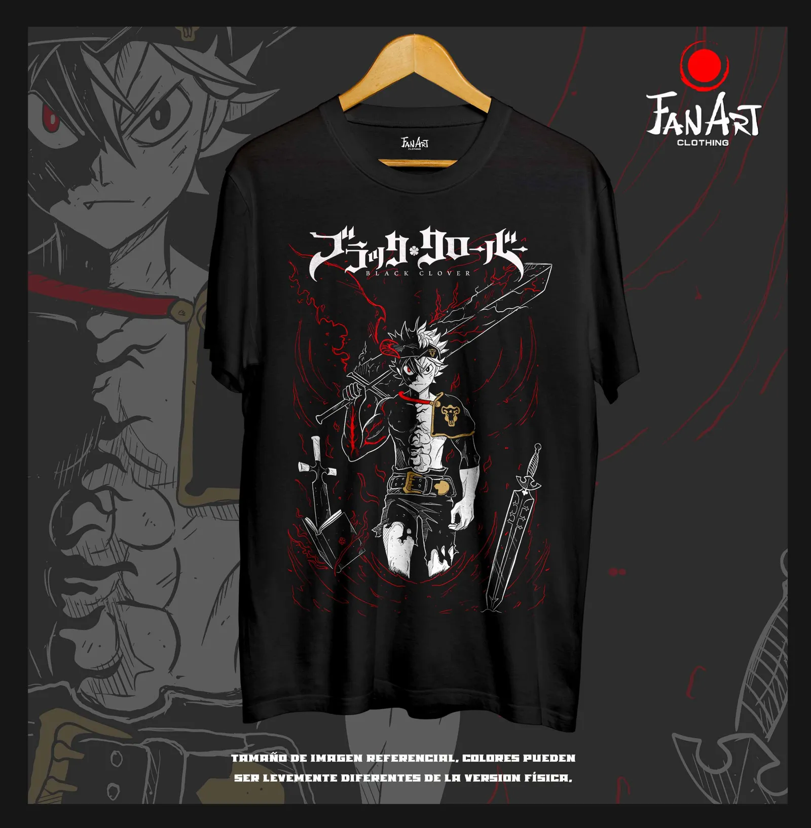 Polera Asta — Black Clover