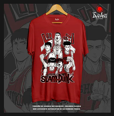 Polera Elenco · Formación completa — Slam Dunk