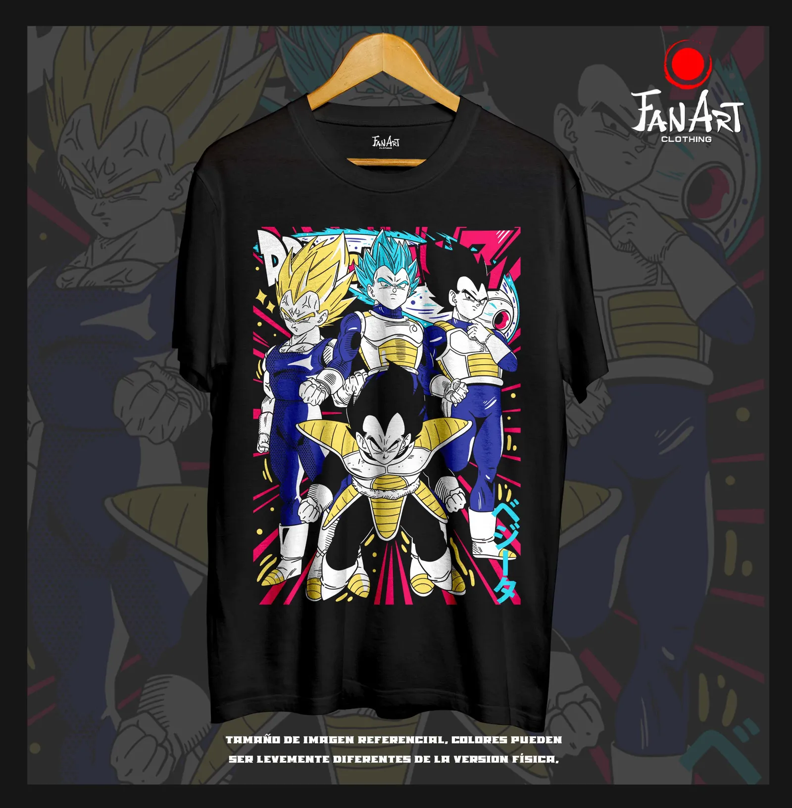 Polera Vegeta — Dragon Ball