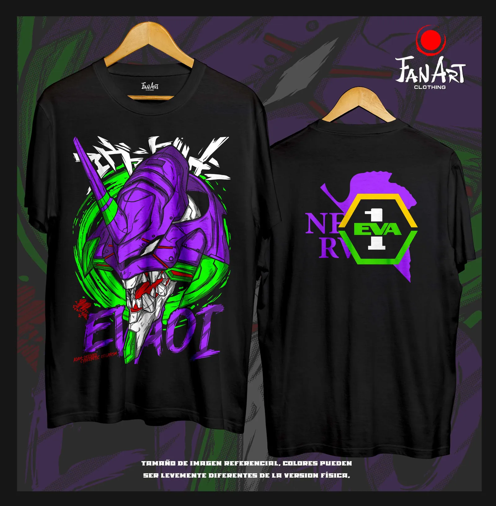 Polera Eva-01 — Evangelion