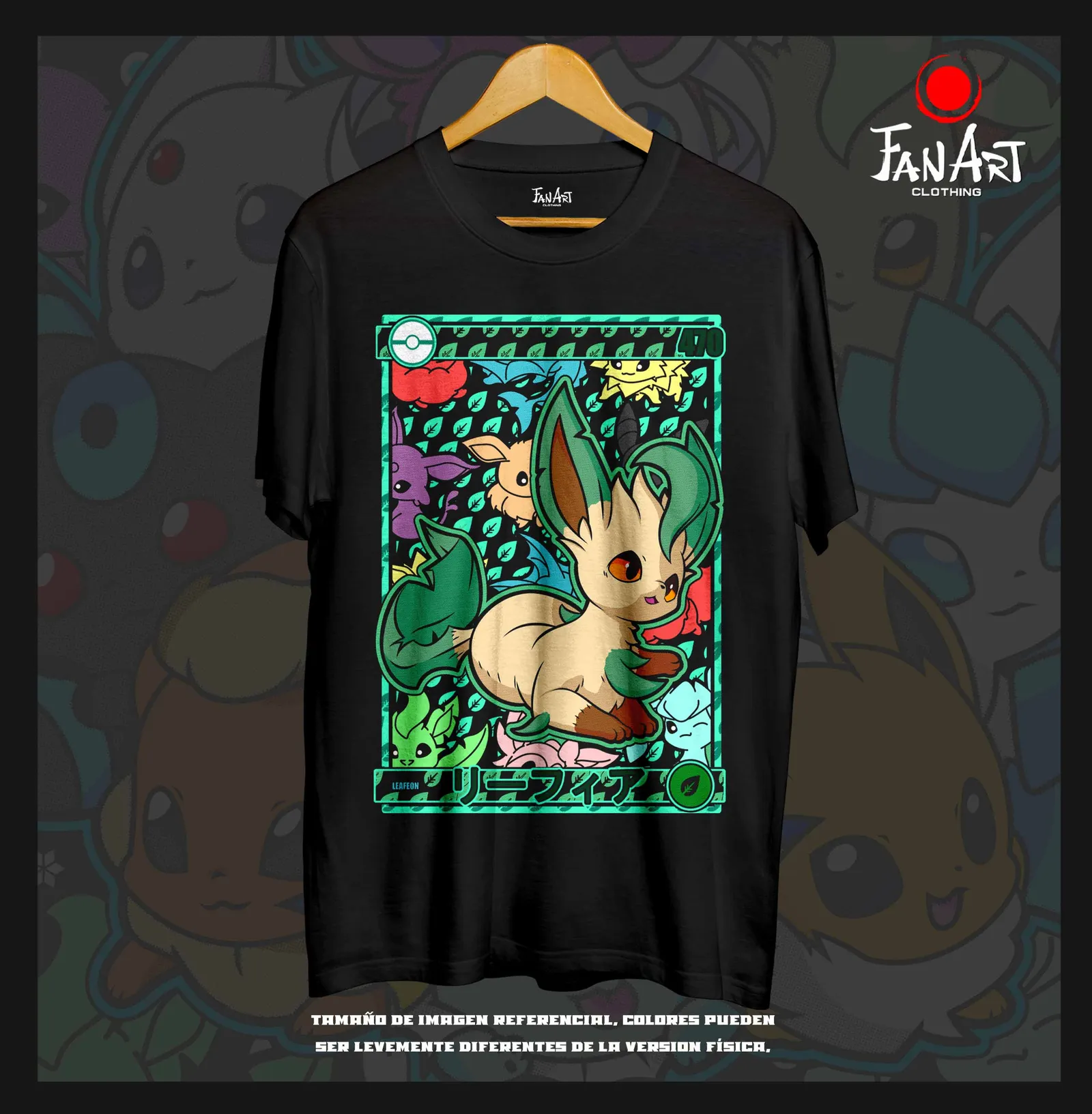 Polera Leafeon — Pokémon