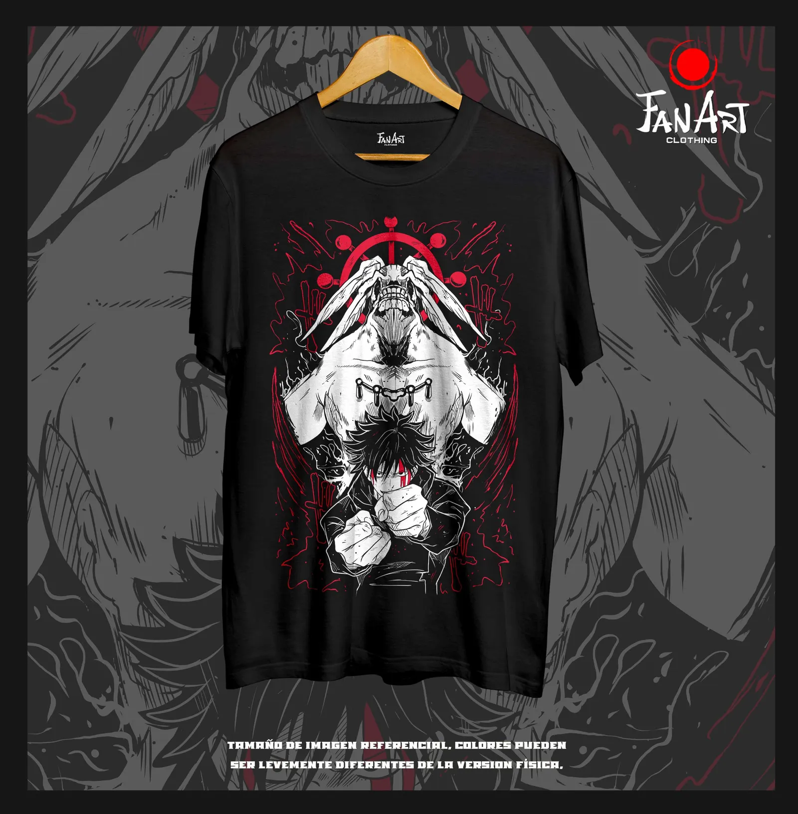 Polera Mahoraga y Megumi Fushiguro — Jujutsu Kaisen