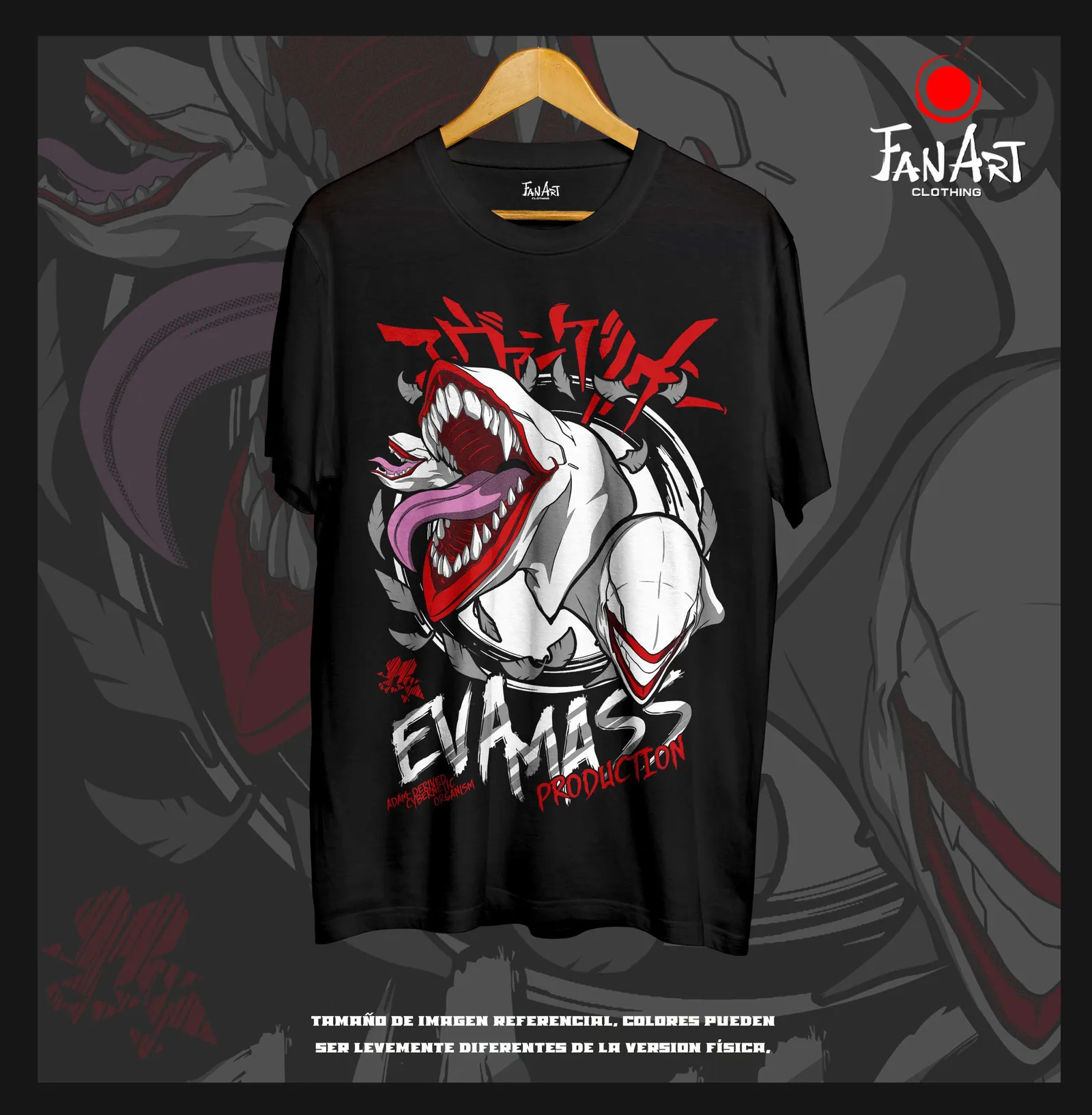 Polera Evas de producción en masa — Evangelion
