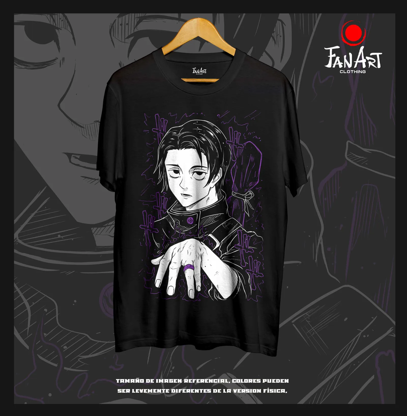 Polera Sukuna · Chasquido de dedos — Jujutsu Kaisen