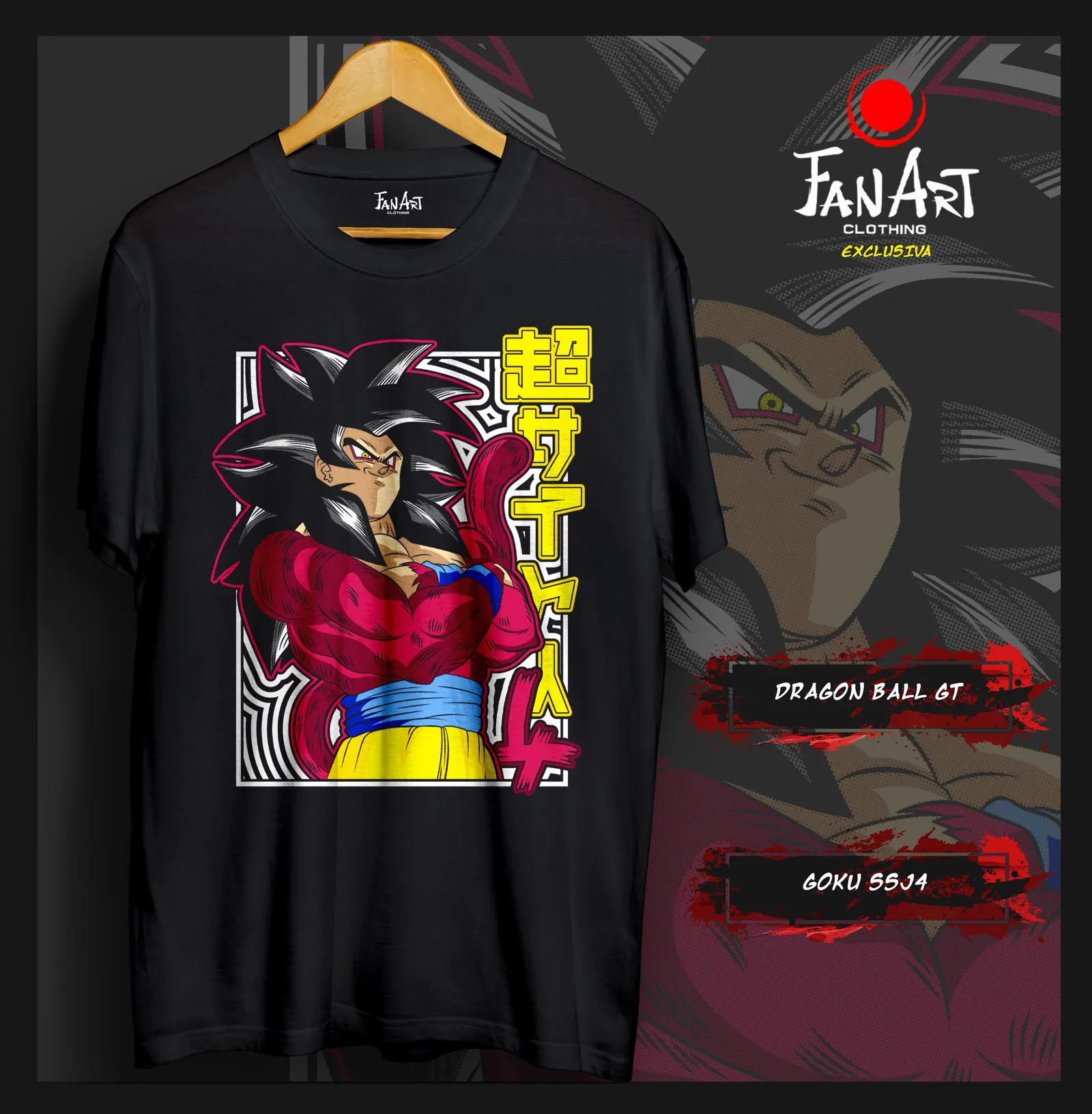 Polera Goku · Super Saiyan 4 — Dragon Ball