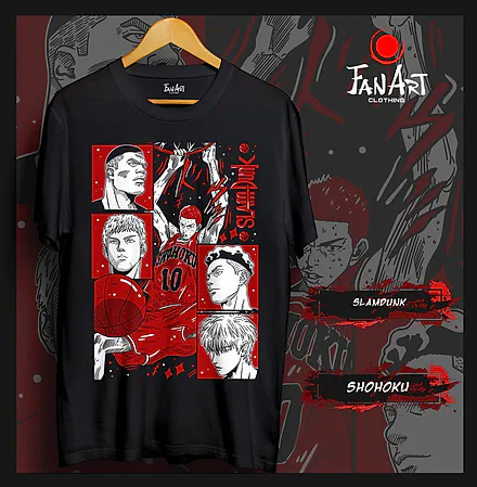 Polera Sakuragi Hanamichi y equipo Shohoku — Slam Dunk