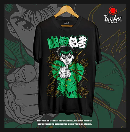 Polera Yusuke Urameshi — Yu Yu Hakusho